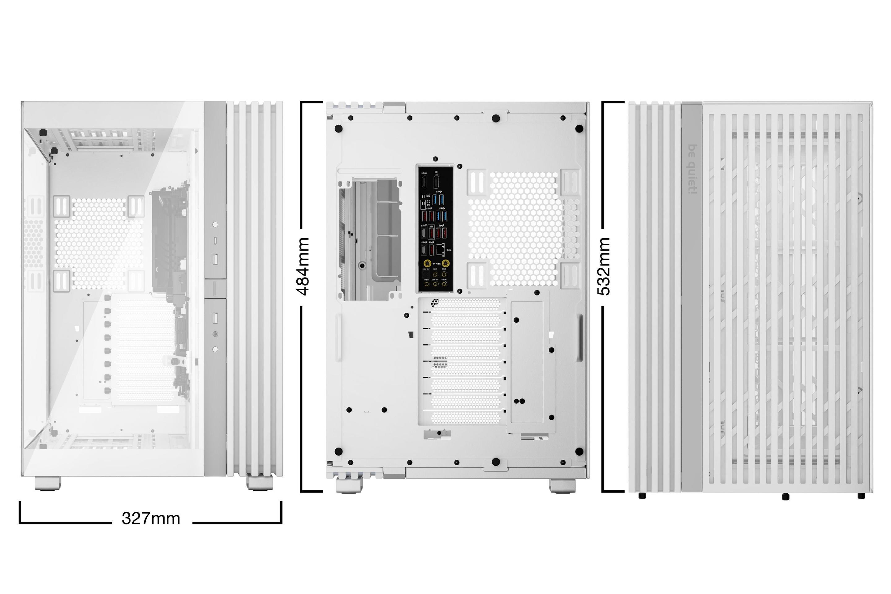 Caixa PC BE QUIET! Light Base 900 DX (Full Tower - 19 cm - 49,5 cm - Branco) — miniatura 2