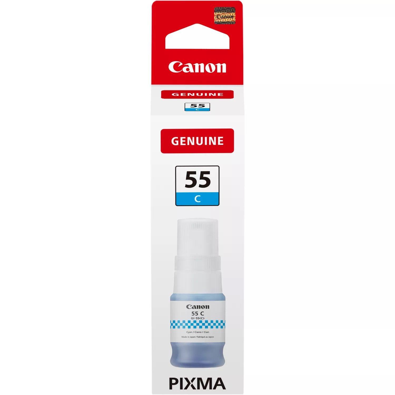Frasco de Tinta CANON GI-55C (Até 3000 páginas - Ciano), miniatura 2