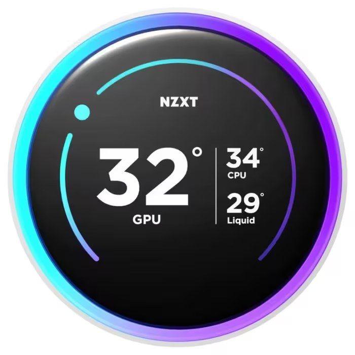 Sistema de Refrigeração Líquida NZXT Kraken Elite 280 RGB (140 mm - 2000 RPM - RGB multicolor - Branco) — miniatura 4