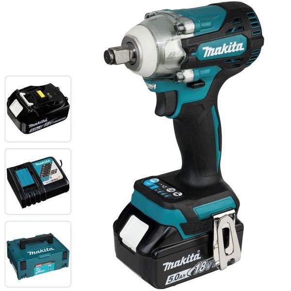 Chave de Impacto MAKITA DTW300TJX7 (18 V - 5,0 Ah - 330 Nm)
