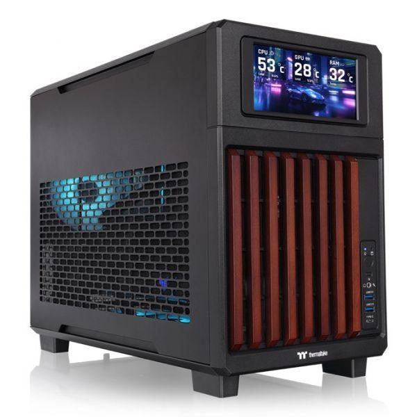 Caixa PC THERMALTAKE TR200 WS (Mini-ITX, micro ATX - PS2 - 2.5" - Preto)