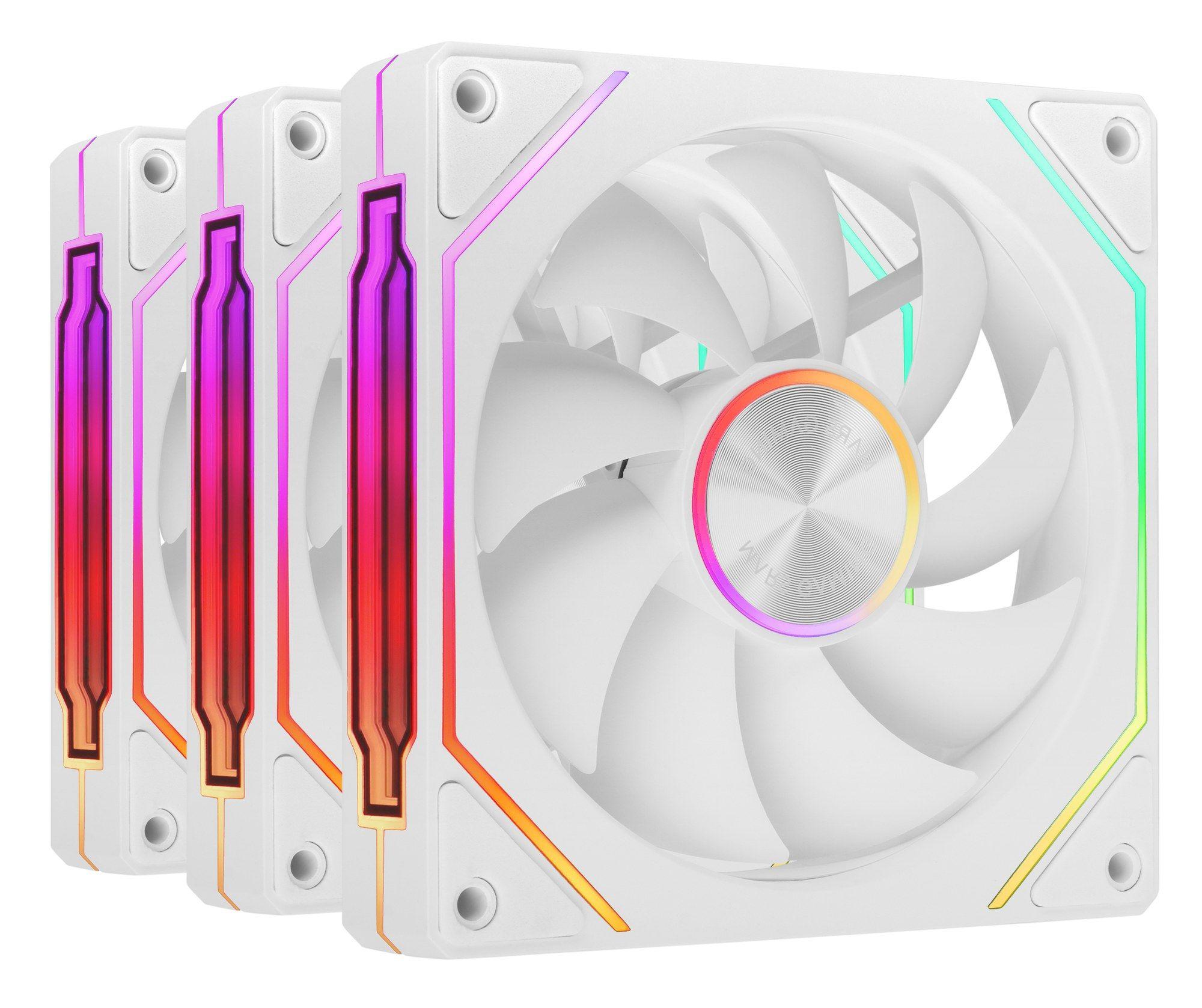 Kit de 3 Ventoinhas MARS GAMING MF-LINKFINITYKIT2W (Multi - Branco) — miniatura 2