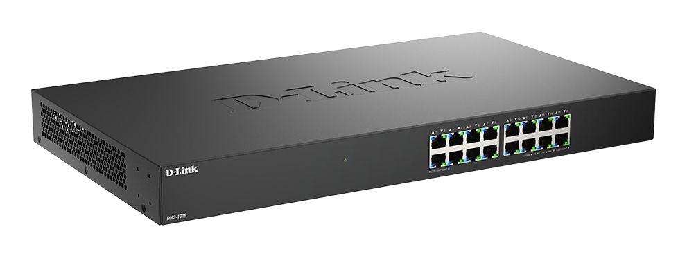 Switch D-LINK DMS-1016/E (2.5G Ethernet - 80 Gbit/s - L2+ - Preto), miniatura 2