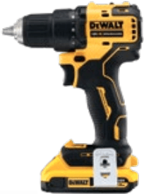 Berbequim Aparafusador sem Fios DEWALT DCD708D2T-QW (Preto e Amarelo)
