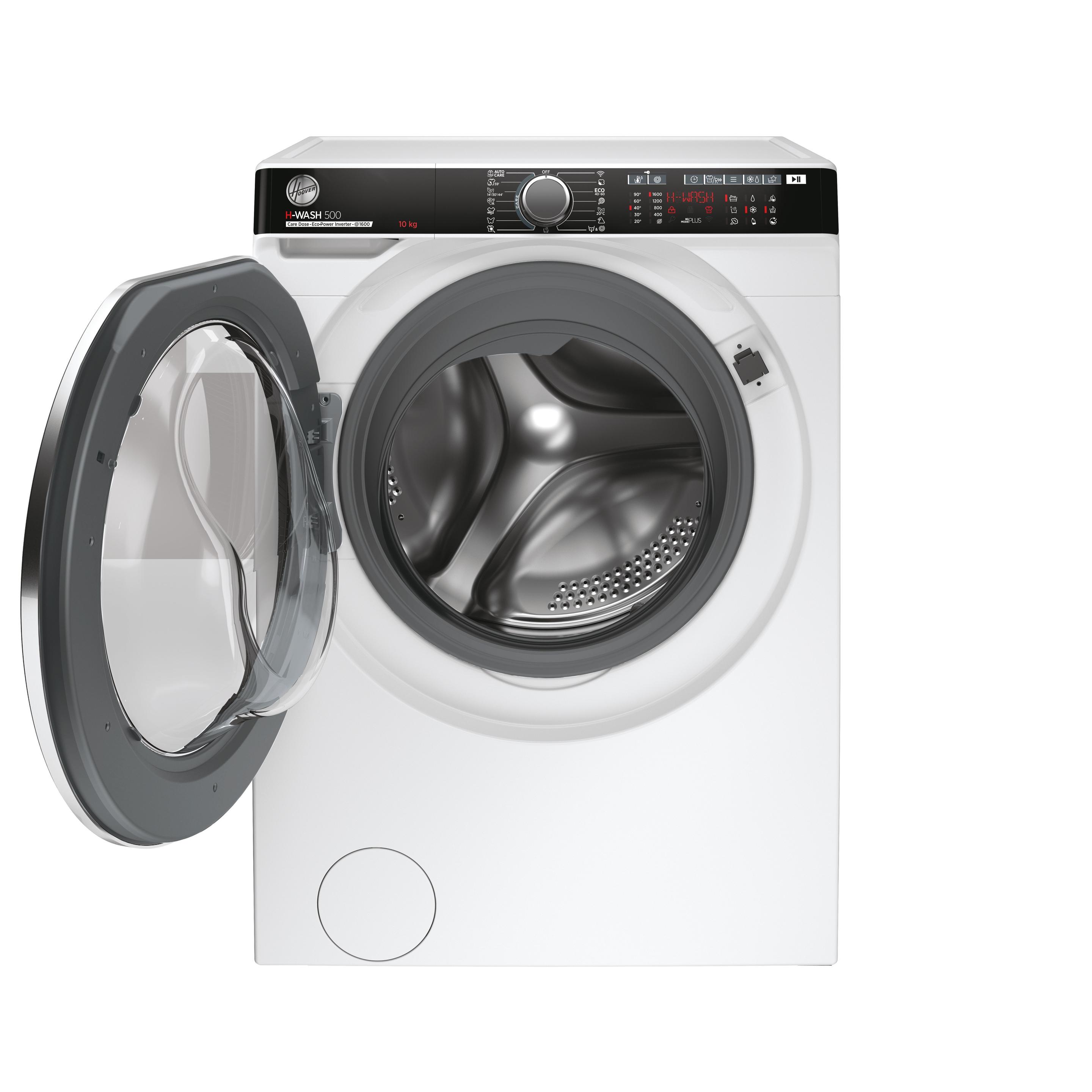 Máquina de Lavar Roupa Independente HOOVER HWPD610AMBC/1-S (1600 RPM - B - C - Branco), miniatura 2
