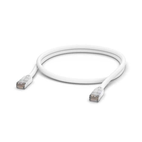 Cabo de Rede Exterior UBIQUITI UACC-CABLE-PATCH-OUTDOOR-1M-W (1 m - Cat5e - RJ-45 macho - Branco)