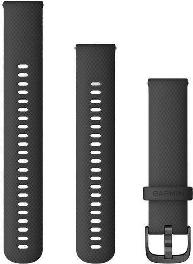 Bracelete para Smartwatch GARMIN 010-12932-11 (Bracelete para smartwatch - Preto/Cinzento - Silicone - Preto/Cinzento)
