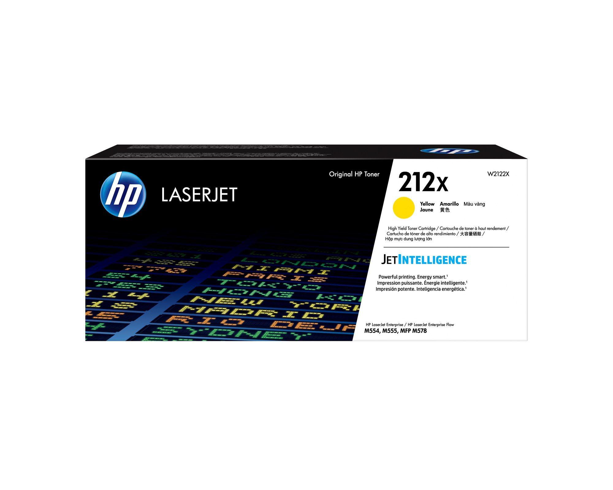 Toner HP W2122X (0 páginas - Amarelo)
