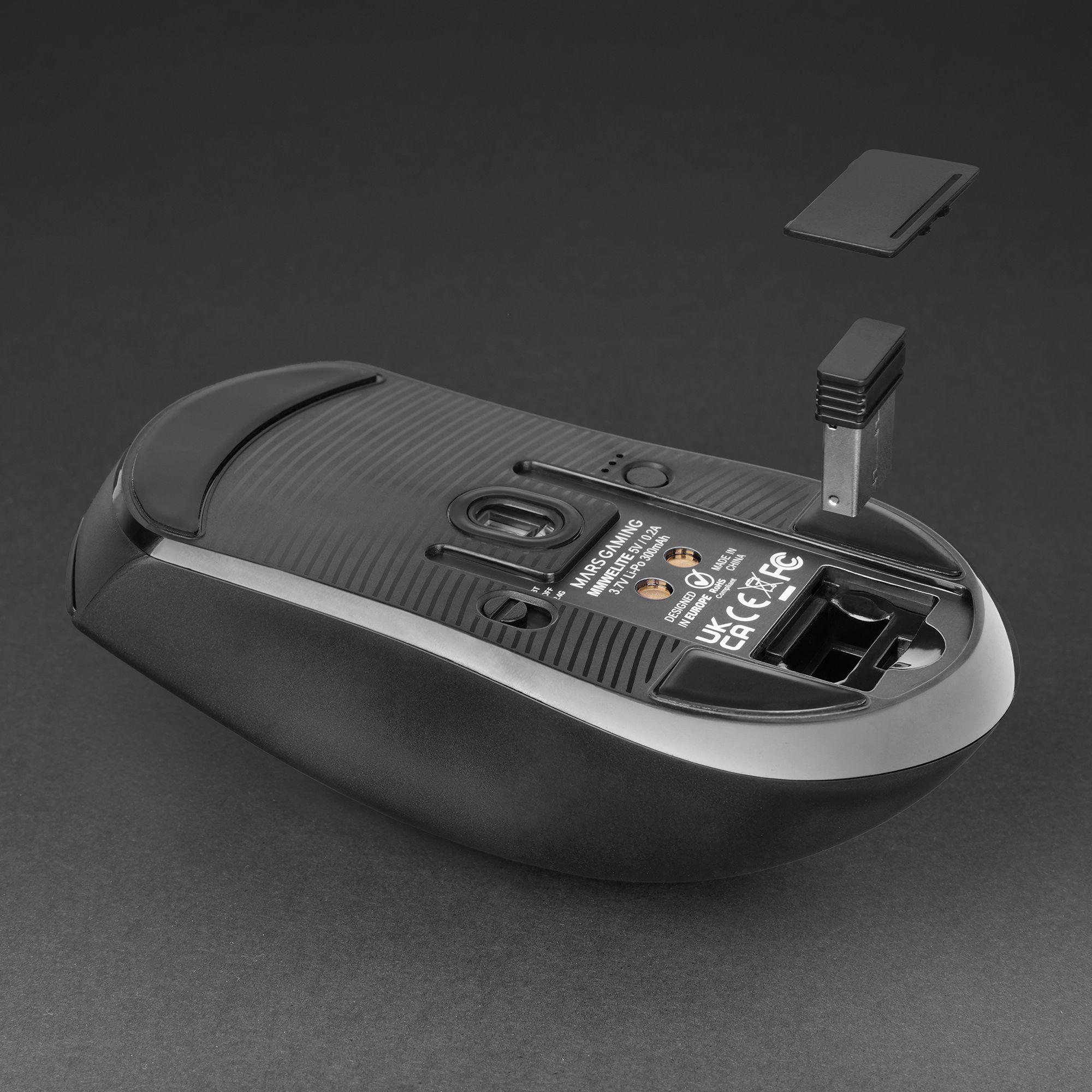 Rato Gaming MARS GAMING MMW-ELITE (Mão direita - 20000 DPI - Ótico - Preto) — miniatura 8