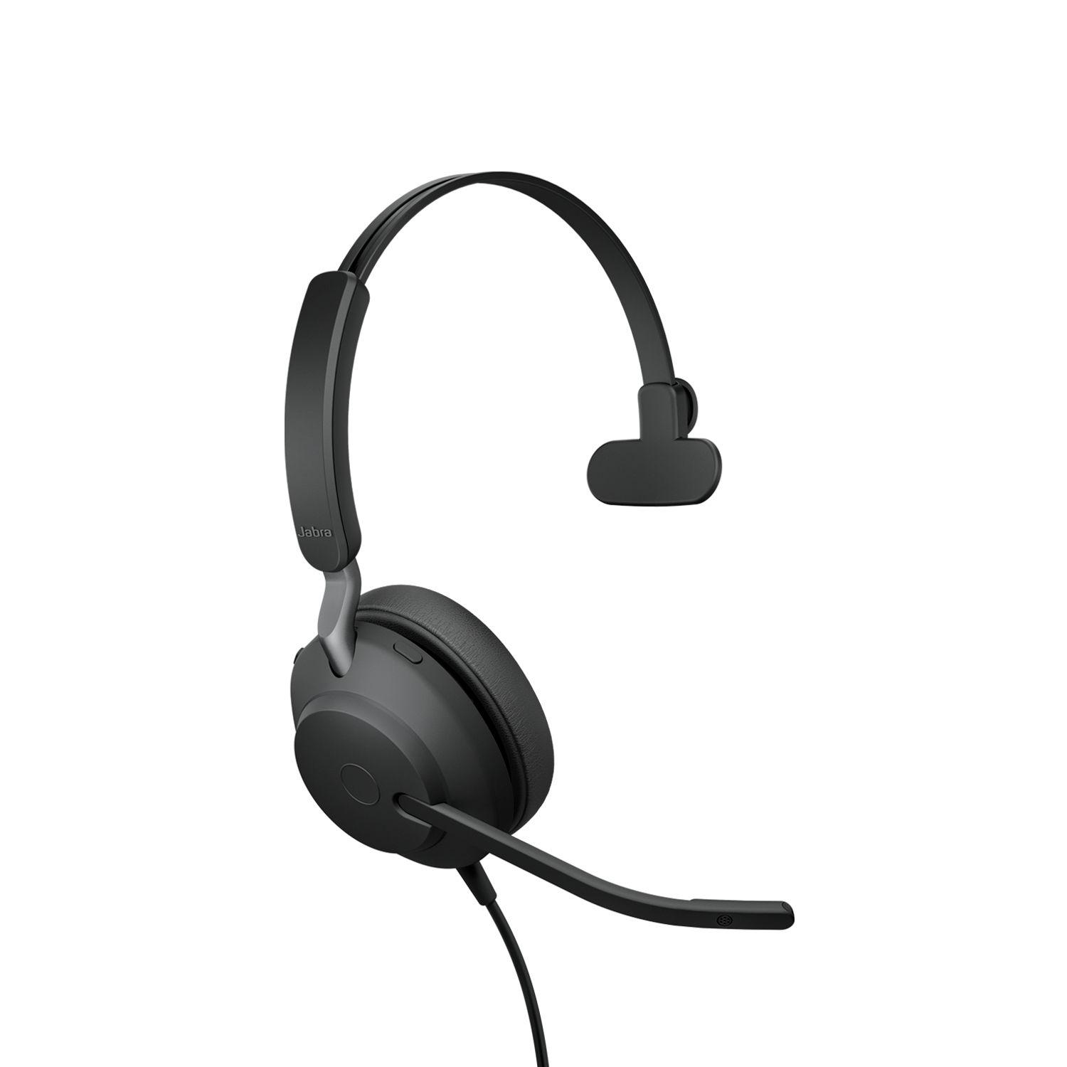 Headset JABRA Evolve2 40 SE UC Mono (Monofónico - Com fios - Supra-aural - Preto) — miniatura 3