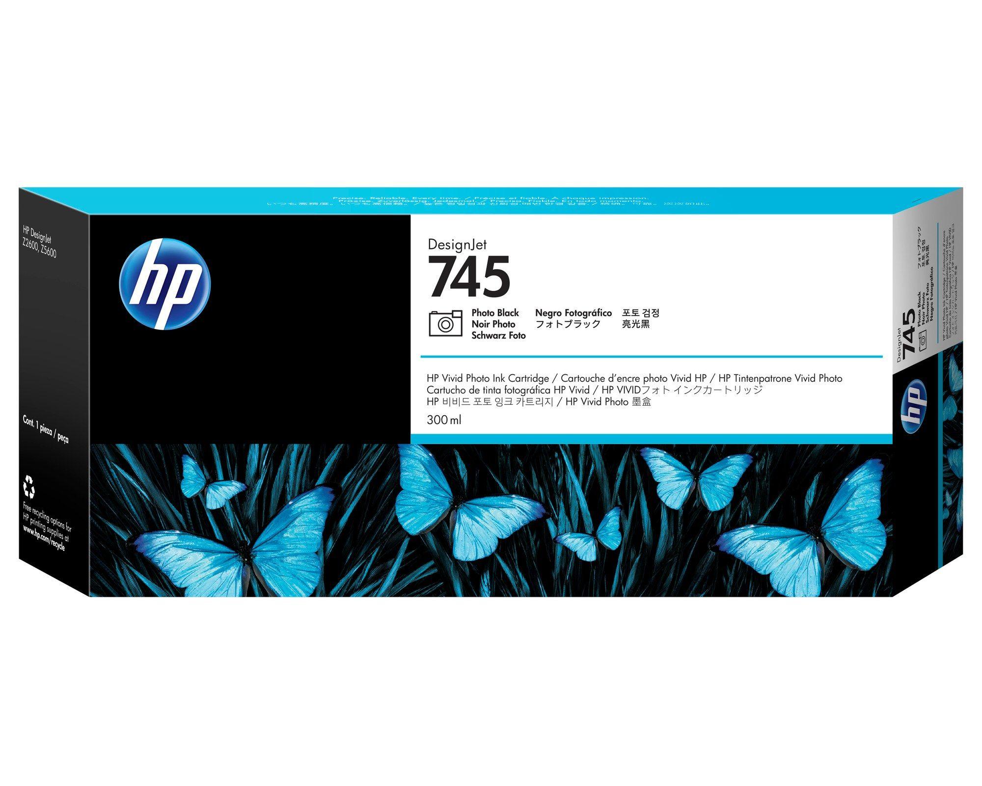 Tinteiro HP DesignJet 745 F9K04A (Preto Fotográfico), imagem 1