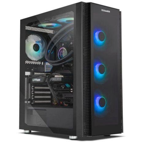 Caixa PC NOX Hummer Horus (Midi Tower - ATX, EATX, Micro ATX, Mini-ITX - SPCC, vidro temperado - Preto), miniatura 3