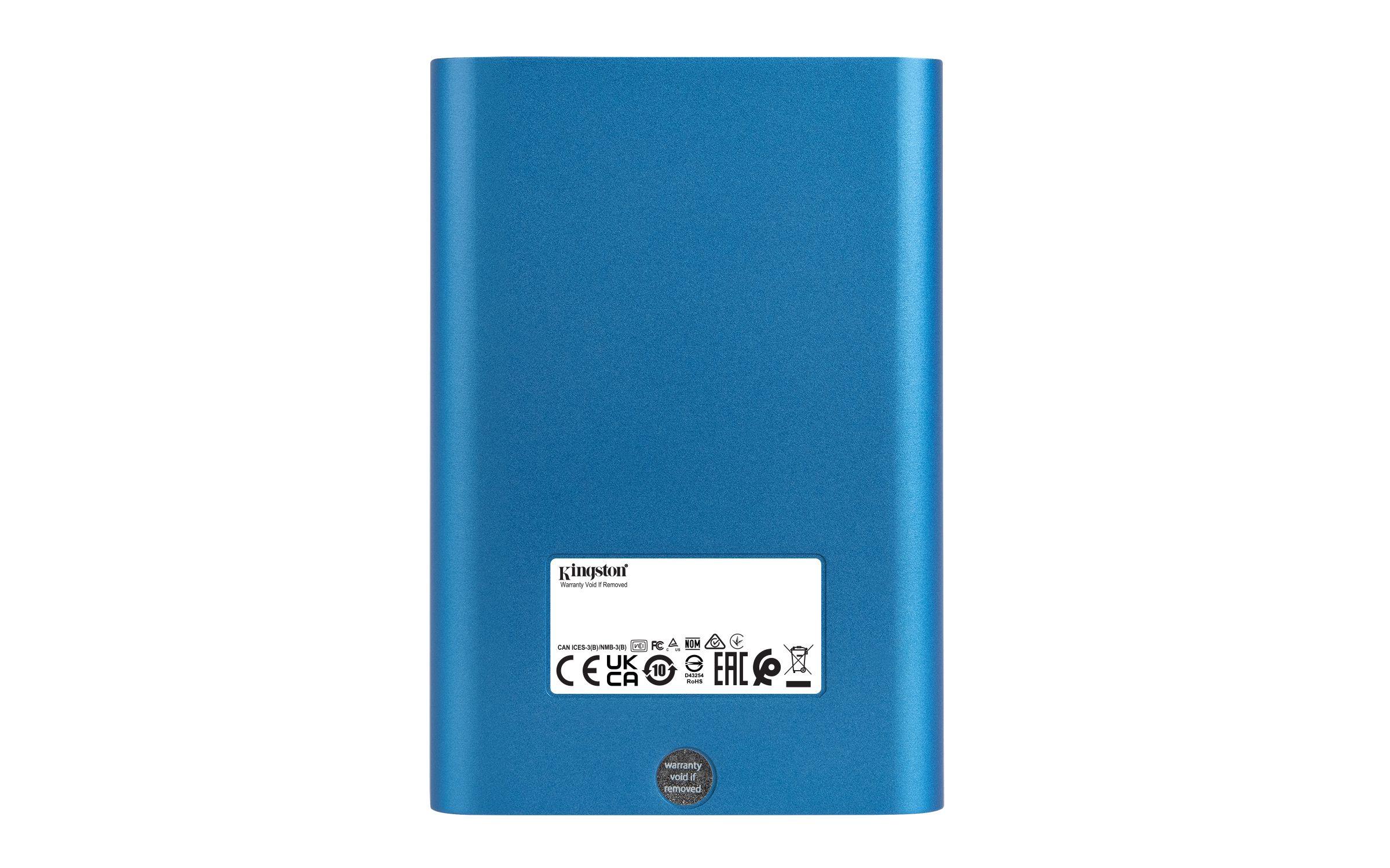 SSD KINGSTON IronKey Vault Privacy 80 IKVP80ES/960G (960 GB - 2,5 polegadas - USB 3.2 Gen 1 - Azul) — miniatura 2