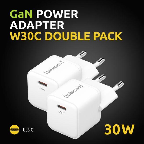 Carregador de Parede INTENSO Power Adapter W30C (Tipo C - Branco) — miniatura 4