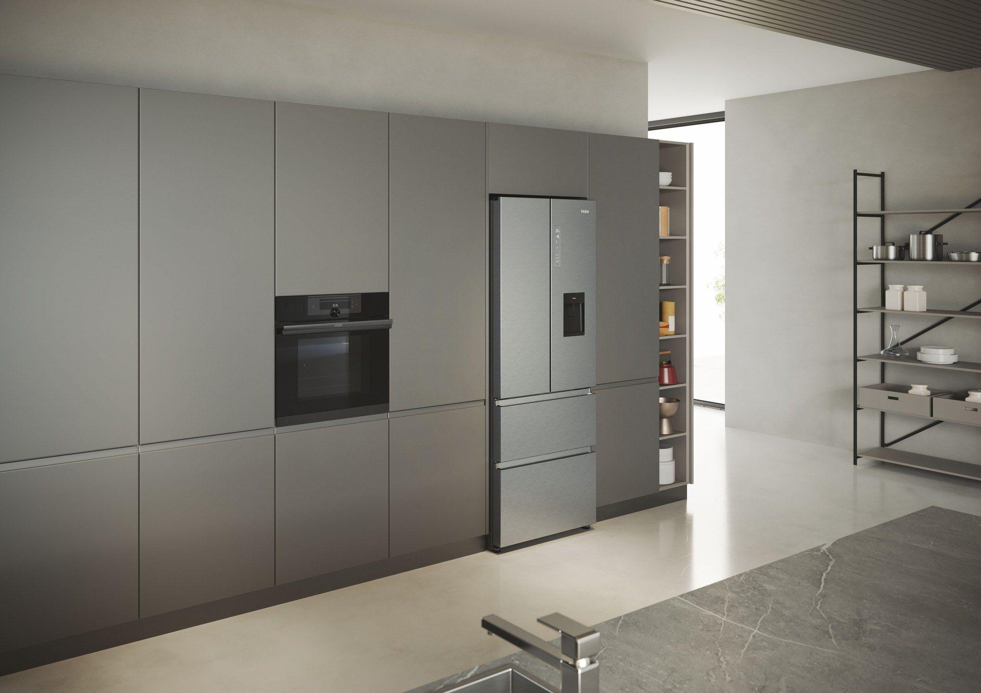 Frigorífico Americano Independente HAIER HFR5719EWMG (444 l - 190x70x67,5 cm - 190 cm - Prateado), miniatura 13