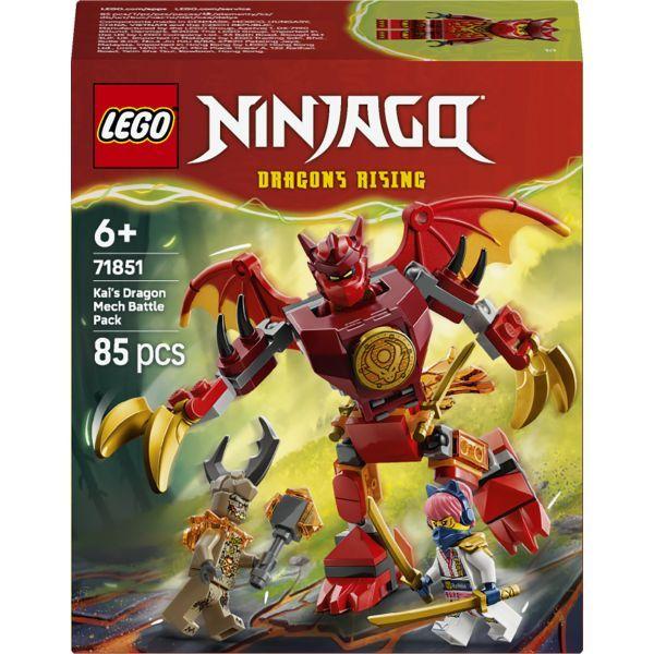 LEGO 71851 Ninjago Pack de Batalha do Robô Dragão do Kai (6+ anos - 85 peças), miniatura 3