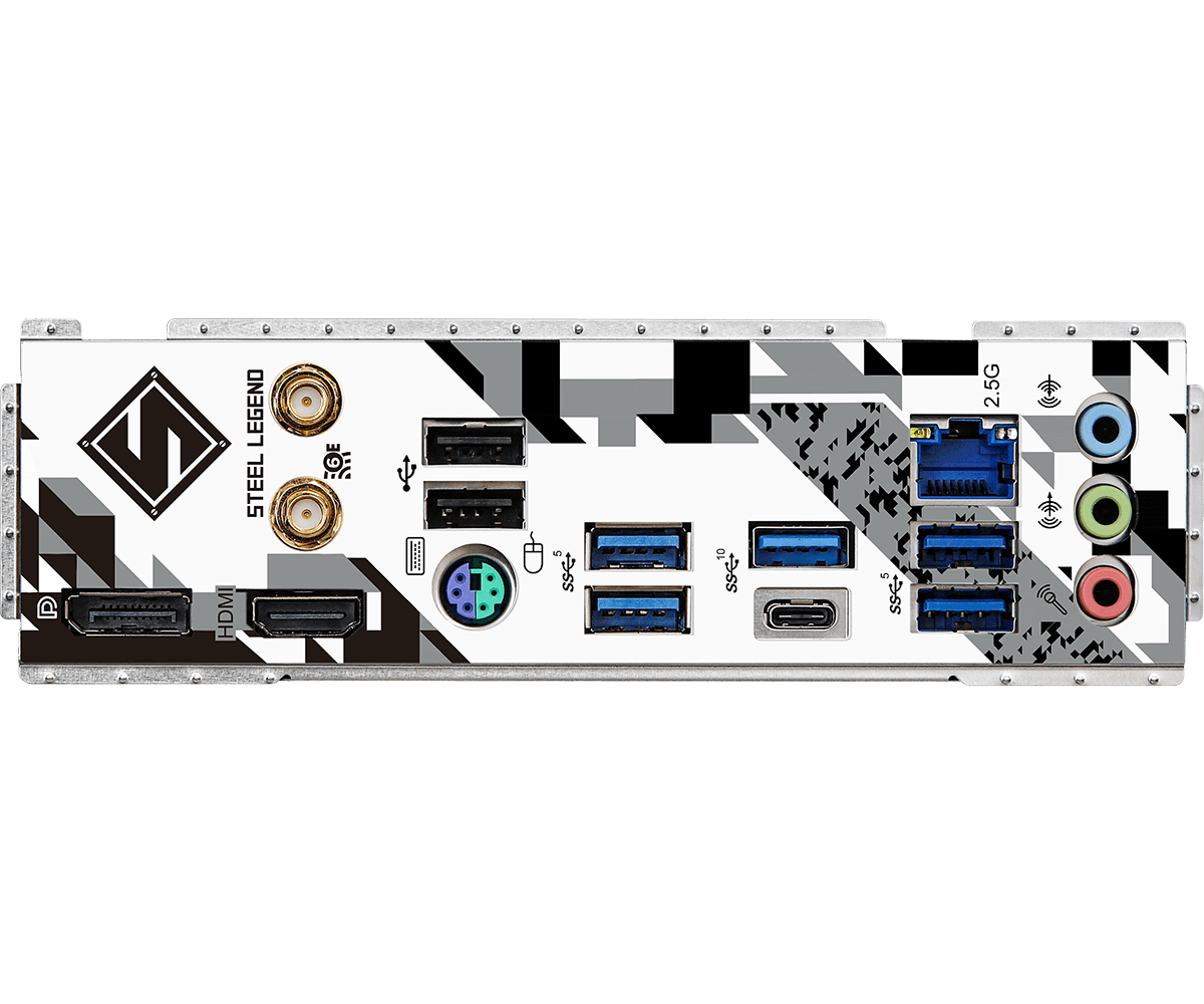 Motherboard ASROCK B760M Steel Legend WiFi (LGA 1700 - Micro ATX - Duplo canal)