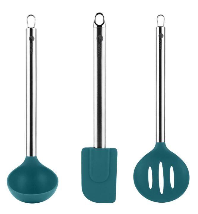 Conjunto de Utensílios de Cozinha FAGOR Future (Silicona - Verde)