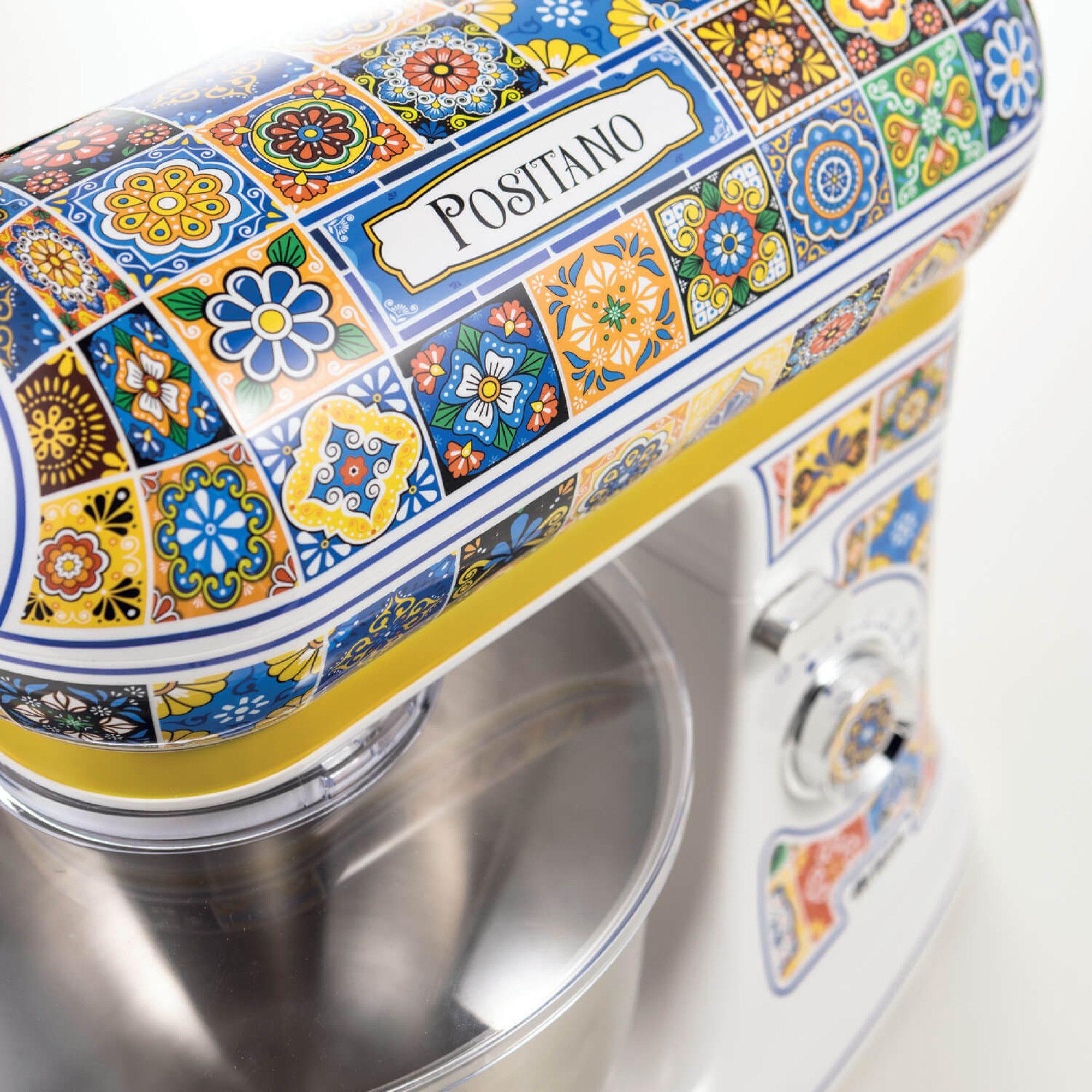 Batedeira Planetária ARIETE Positano (2400 W - 5,5 l - Altura 38,5 cm - Azul e Amarelo), miniatura 9
