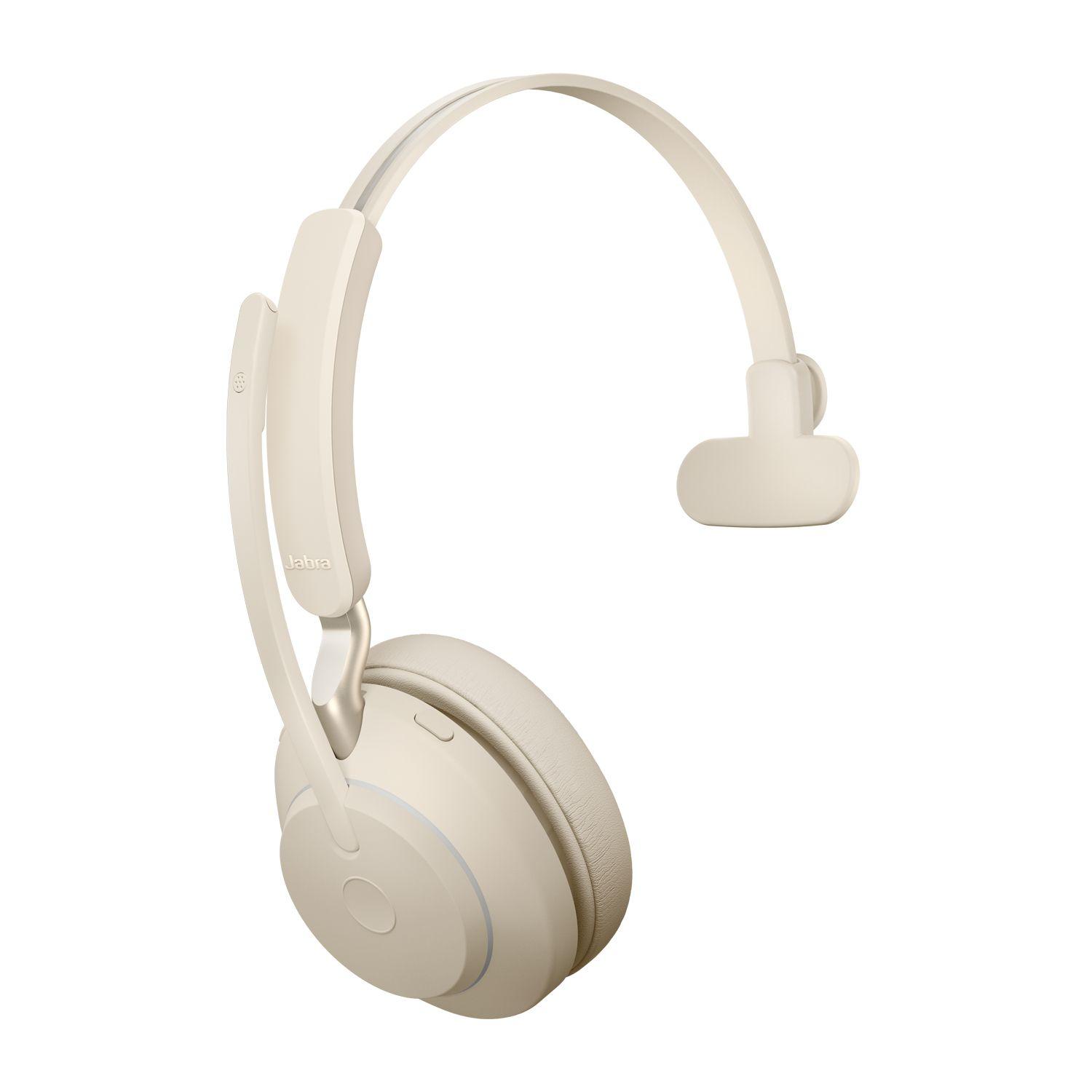 Headset JABRA Evolve2 65 UC Mono USB-C (Monofónico - Sem fios - 4 cm - Bege), miniatura 2
