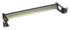 Carril de Montagem DIN LANBERG AK-1801-B (TS-35 - 1U - Rack 19" - Preto)