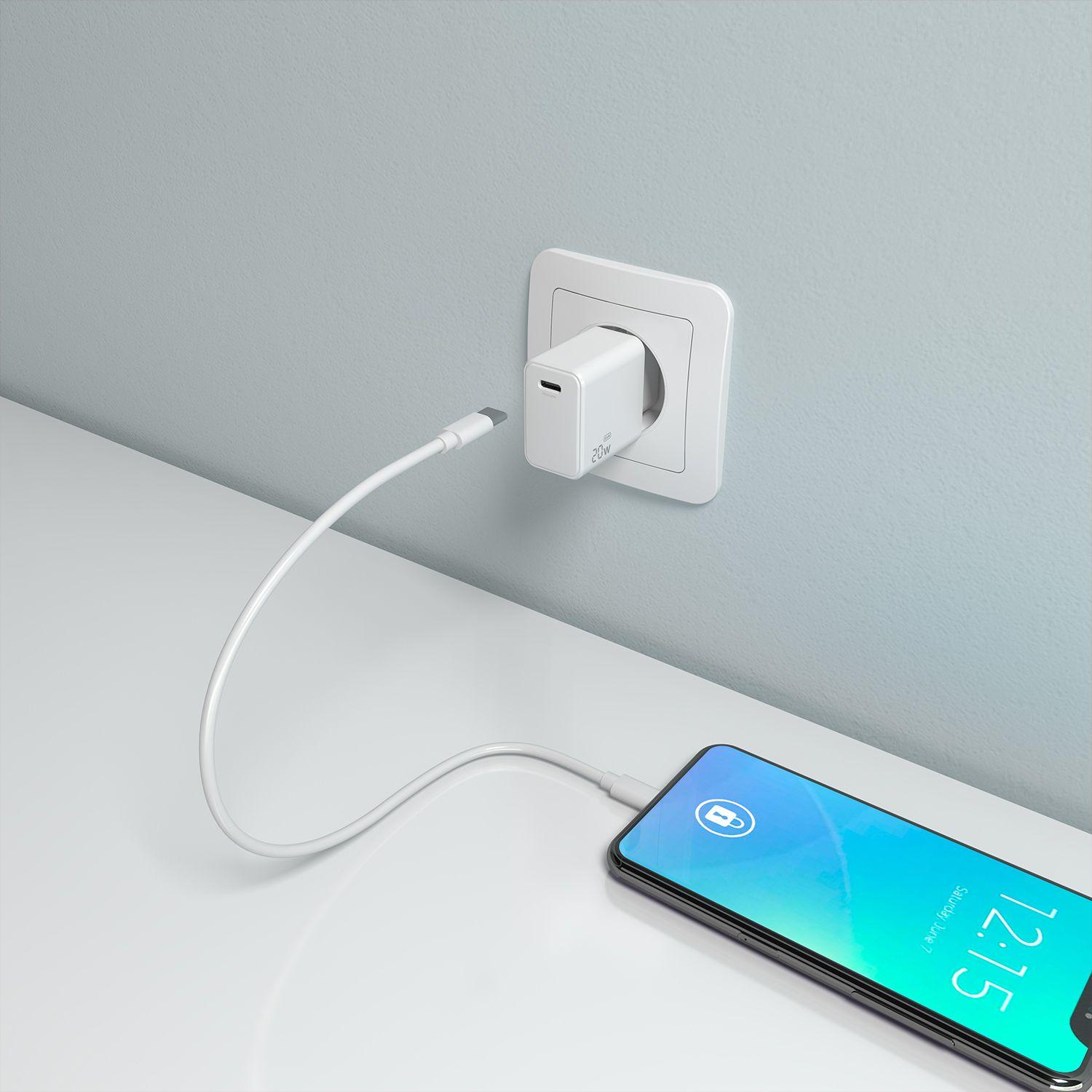 Carregador de Parede AISENS A110-1023 (20 W - Branco), miniatura 6