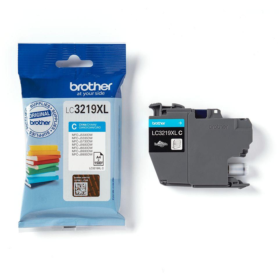 Tinteiro BROTHER LC3219XLC (1500 páginas - Ciano), miniatura 2