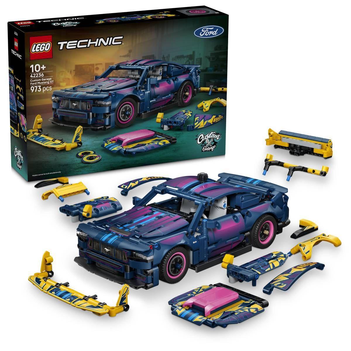LEGO 42236 Technic Carro de Garagem Personalizada Ford Mustang GT (10+ anos - 973 peças) — miniatura 3