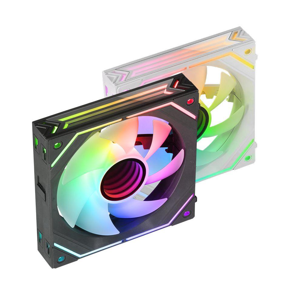 Ventoinha para Caixa de PC MARS GAMING MF-LINKFINITY (LED ARGB - Preto), miniatura 2