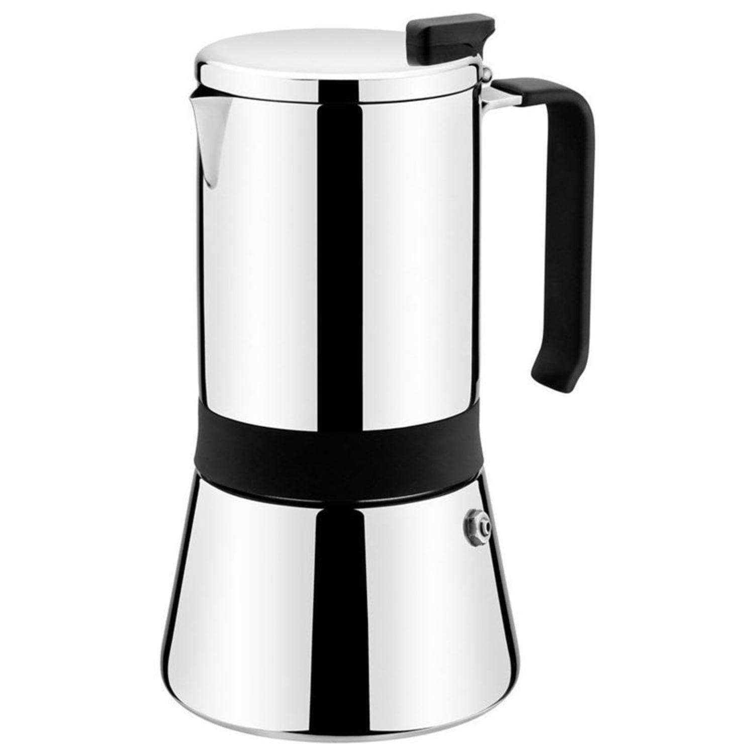 Cafeteira Italiana MONIX Aroma 10T (Preto/Inox)