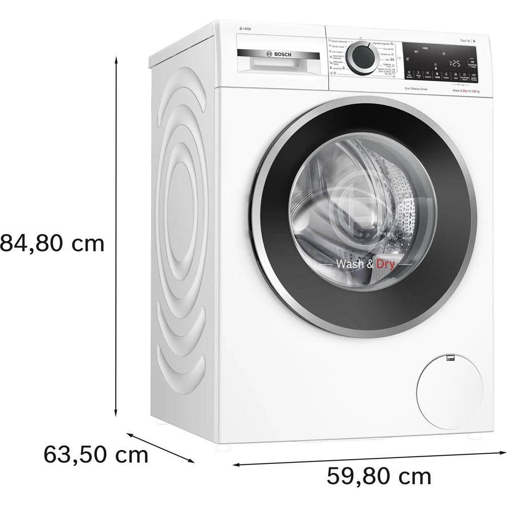 Máquina de Lavar e Secar Roupa Independente BOSCH WNG244A0ES (B - 10,5 kg - 6 kg - Branco), miniatura 3