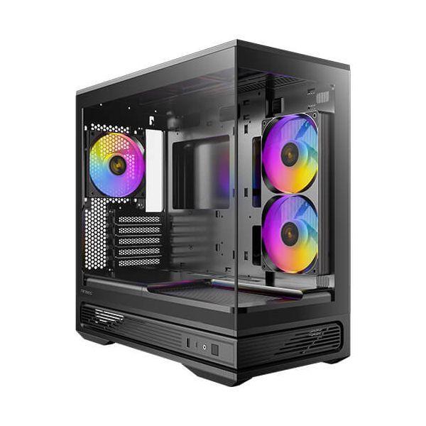 Caixa PC ANTEC C2M ARGB (Micro ATX, ITX - Midi Tower - Plástico, Metal - Preto) — miniatura 3