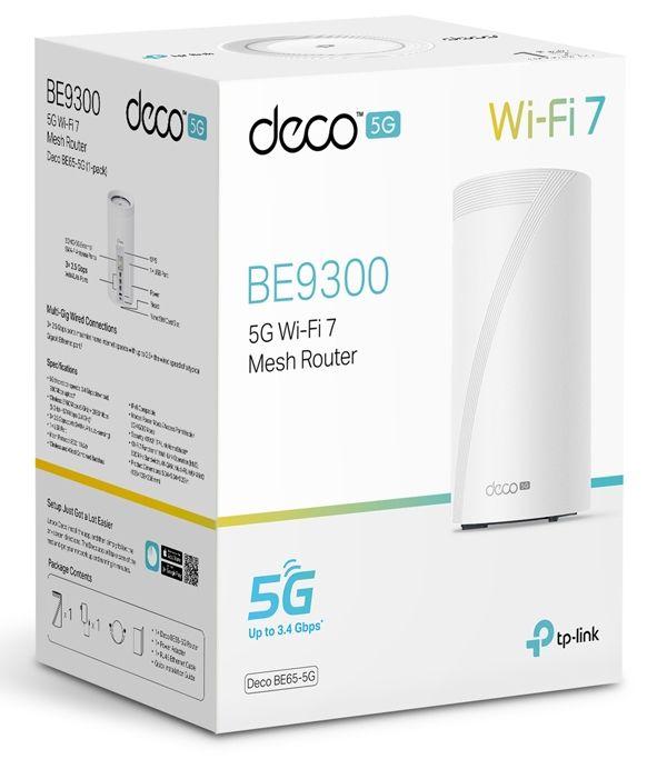Sistema Mesh TP-LINK Deco BE65-5G(1-PACK) (Wi-Fi 7 - 11000 Mbit/s - 1 unidade - Branco) — miniatura 4