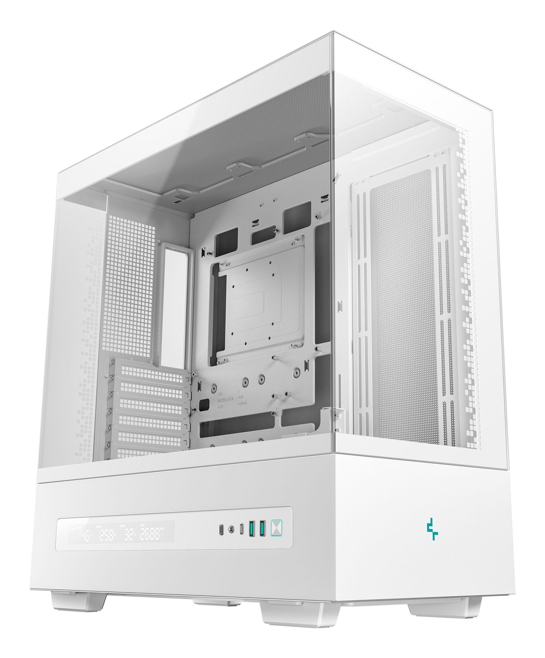 Caixa PC DEEPCOOL CH690 Digital (ATX, micro ATX, Mini-ITX - ATX, PS2 - Torre - Branco)