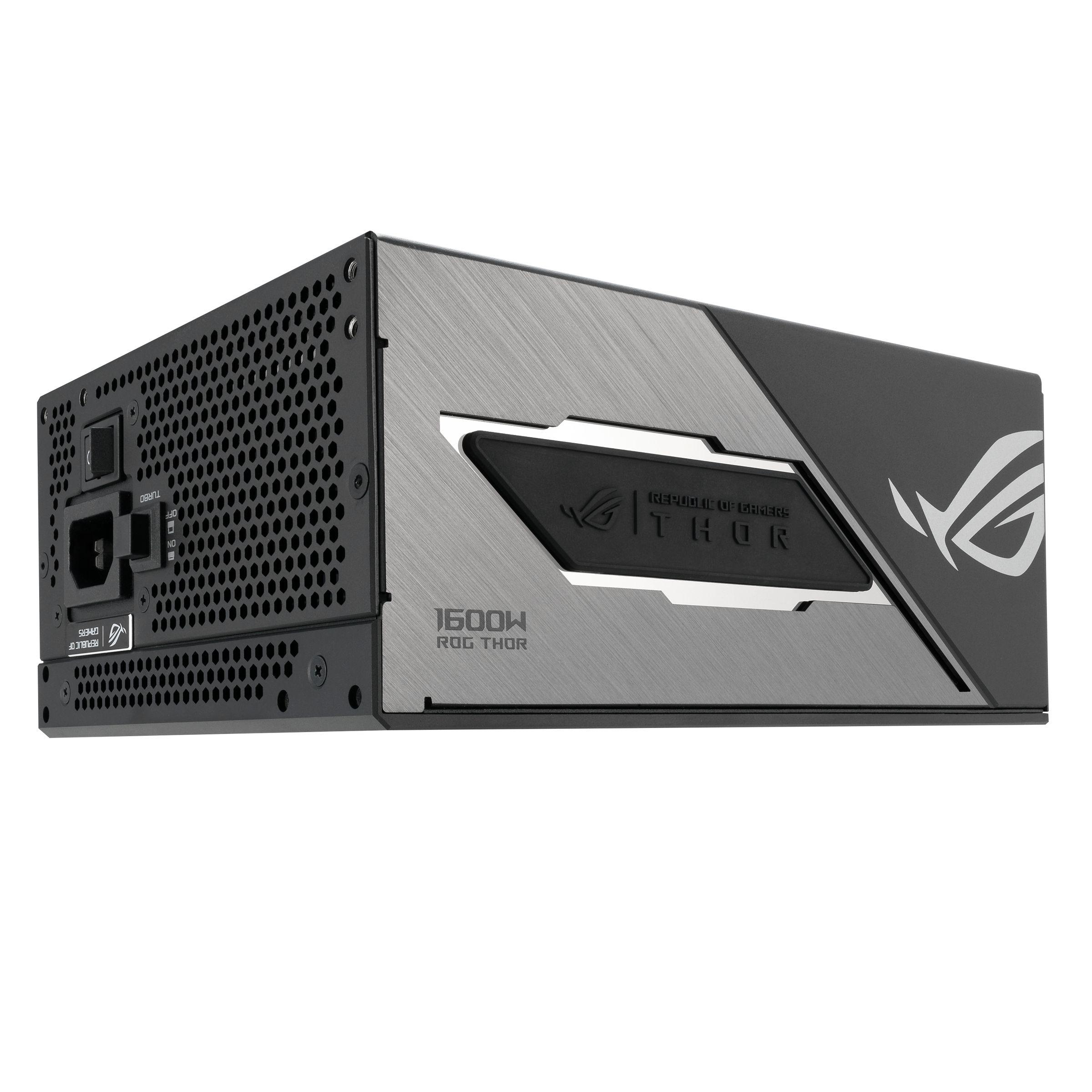 Fonte de Alimentação ASUS ROG Thor 1600T3 Gaming (ATX - 1600 W - 80 PLUS Titanium - Cinzento), miniatura 4