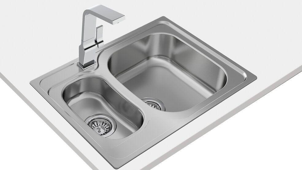 Lava-loiça TEKA Universe 60TPX 1½ Cubas (Aço inoxidável - Prateado), miniatura 3