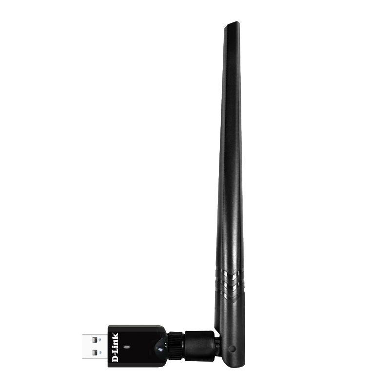 Adaptador USB Wi-Fi D-LINK DWA-185 (Wi-Fi 5 - 867 Mbit/s - Banda dupla - Preto), miniatura 3
