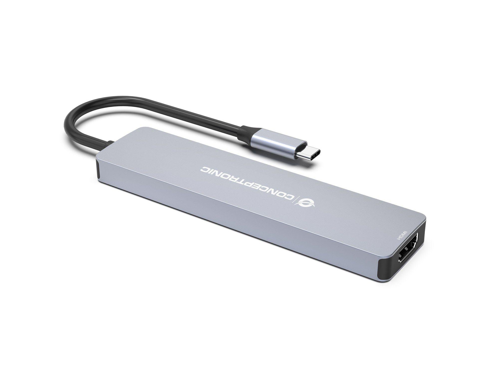 Dock USB-C CONCEPTRONIC DONN19G (0,25 m - Cinzento) — miniatura 5