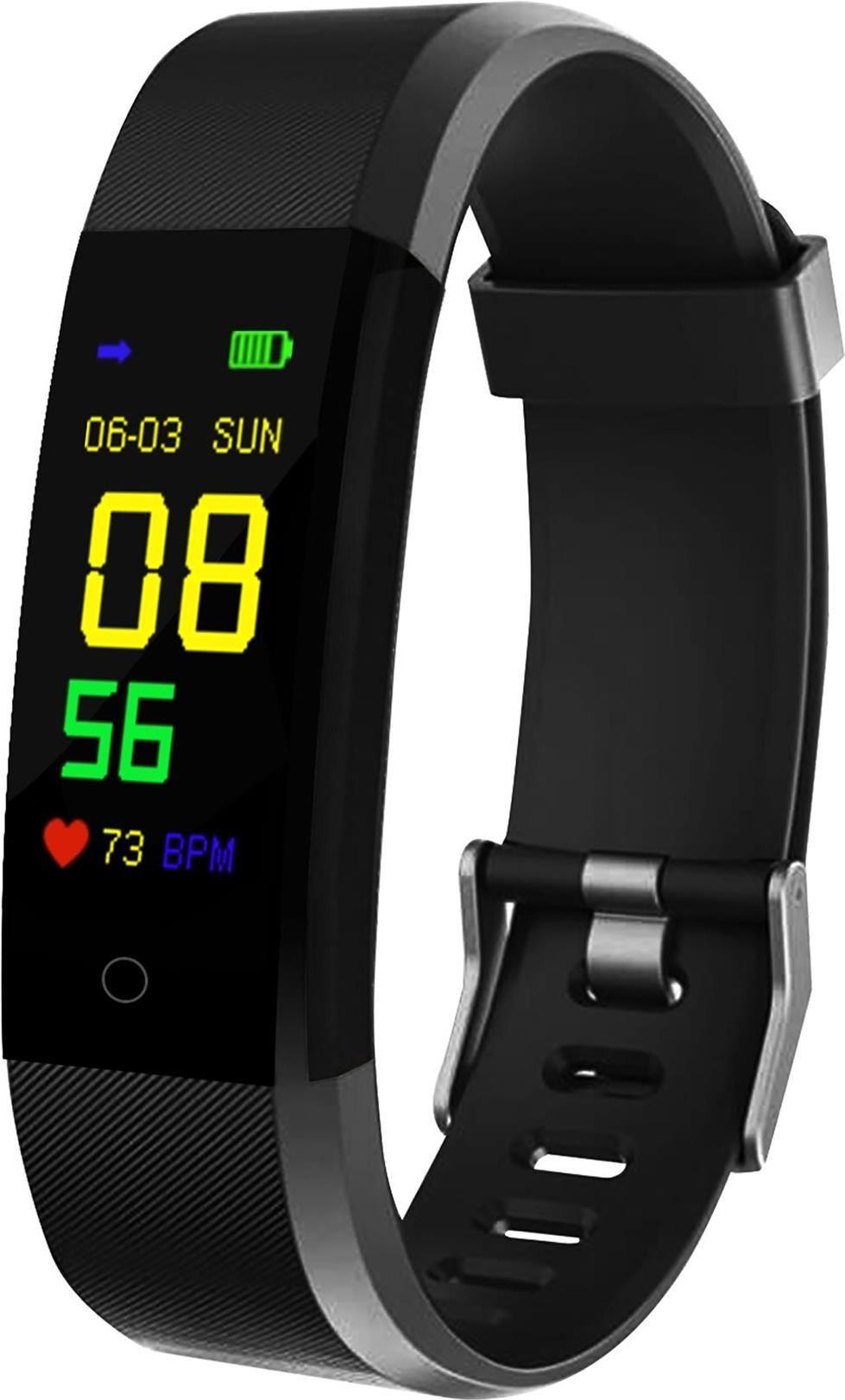 Smartband DENVER BFH-147MK2 (Ecrã 0,96" - Bluetooth - Preto)