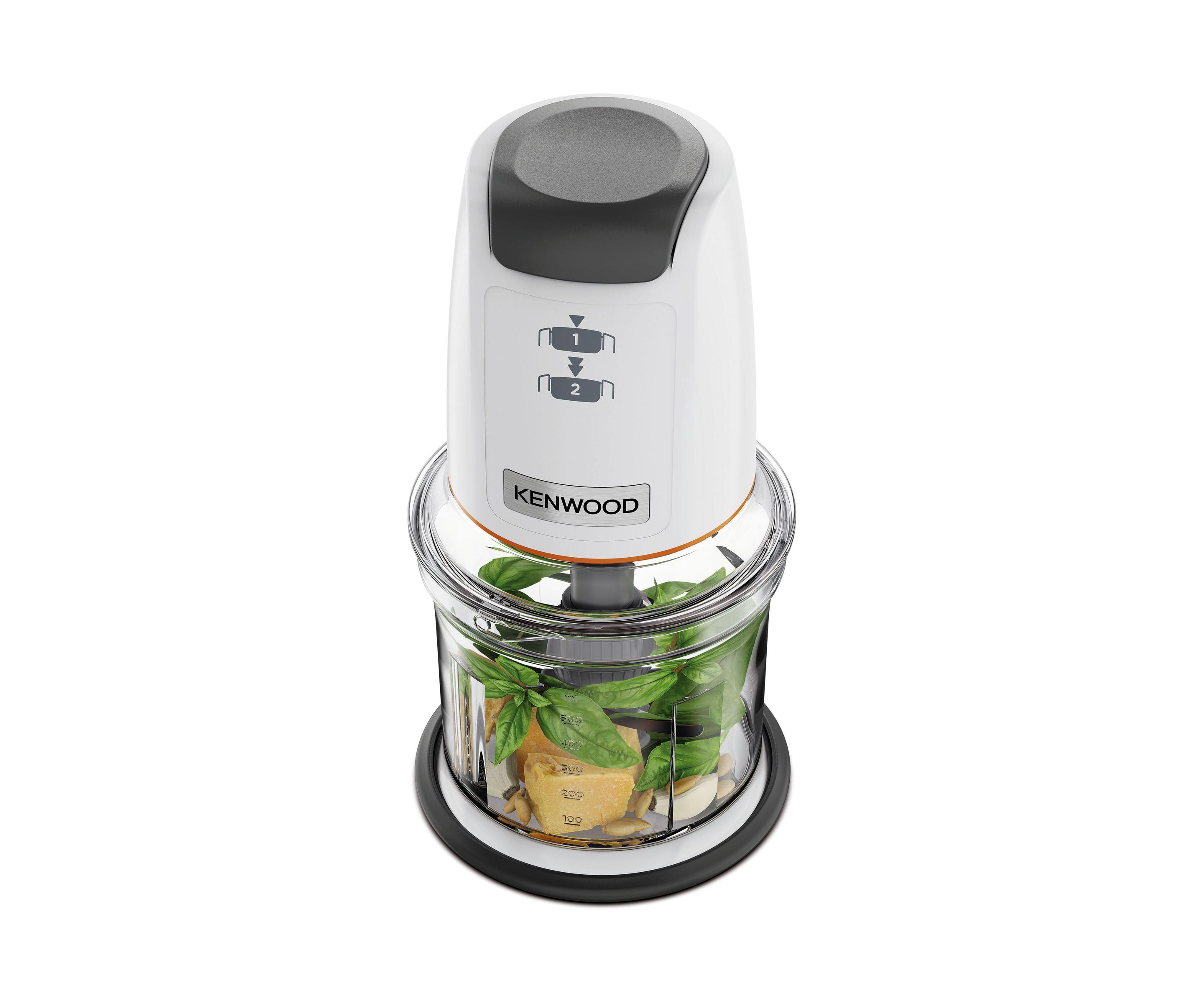 Picadora KENWOOD CHP61.100WH (500 W - 0,5 l - Plástico - Branco/Cinzento), miniatura 2