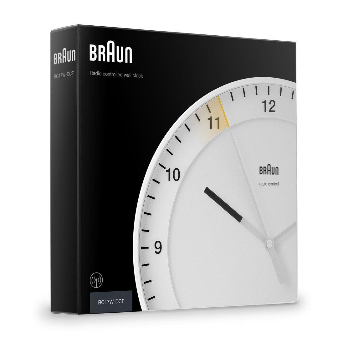Relógio de Parede Radiocontrolado BRAUN BC 17 W-DCF (Branco) — miniatura 5