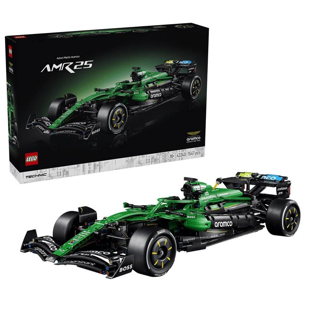 LEGO 42240 Technic Carro de F1® Aston Martin Aramco AMR25 (18+ anos - 1547 peças), miniatura 3
