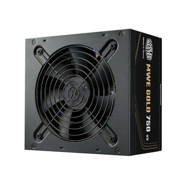 Fonte de Alimentação COOLER MASTER MWE Gold 750 V3 (ATX - 750 W - 80 PLUS Gold - Preto)
