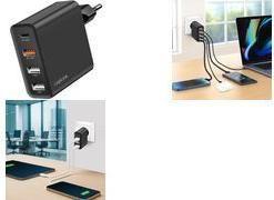 Carregador USB LOGILINK PA0377 (48 W - PD 3.0 - Quick Charge 3.0 - Preto)