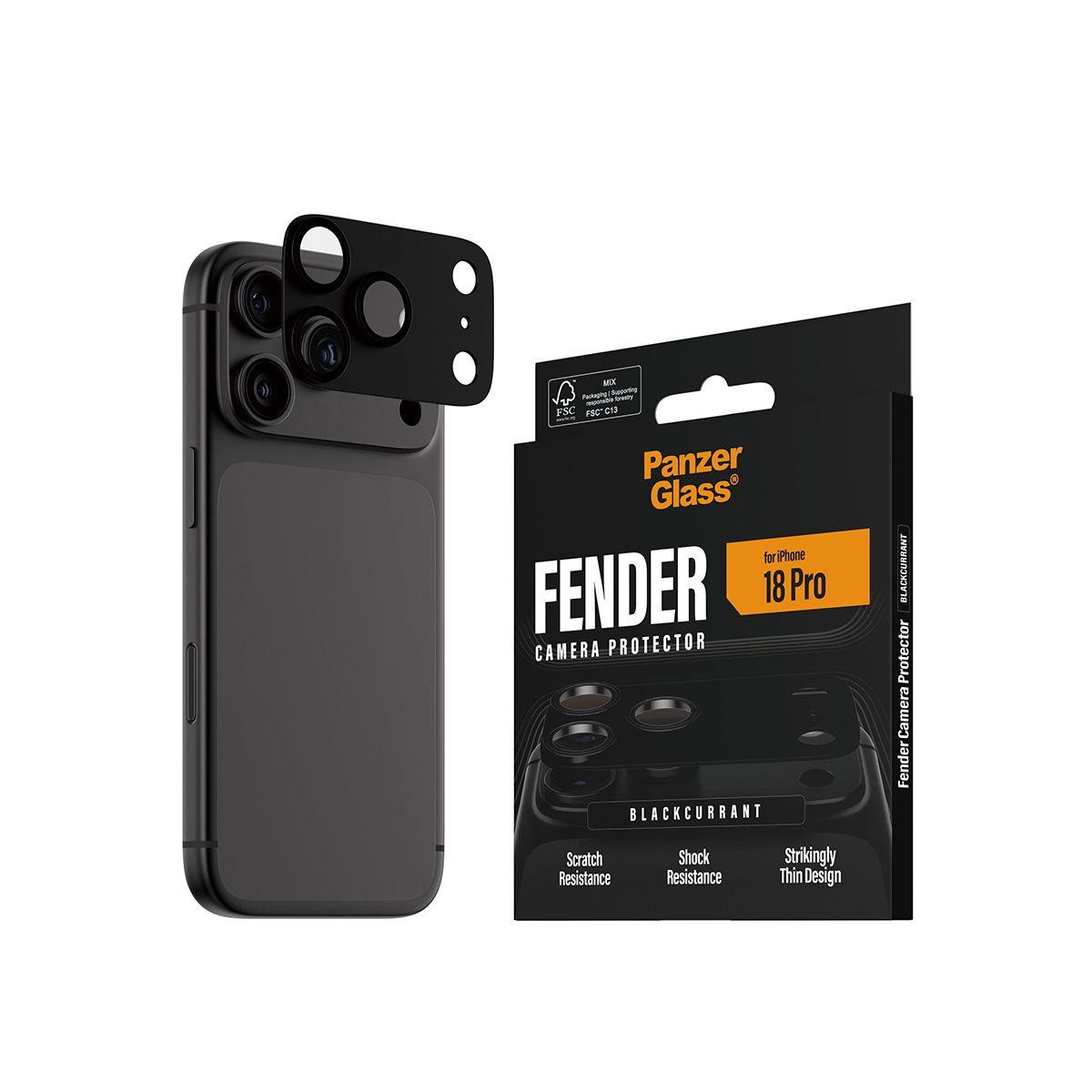 Protetor de Lentes de Câmara PANZERGLASS Fender Camera Protect iPh 18Pro (Apple iPhone 18 Pro - Silicone - Roxo), miniatura 6