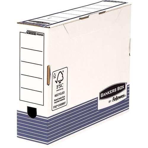 Caixa de Ficheiro FELLOWES Bankers Box System 0026401 (Cartão 100% reciclado - Azul)