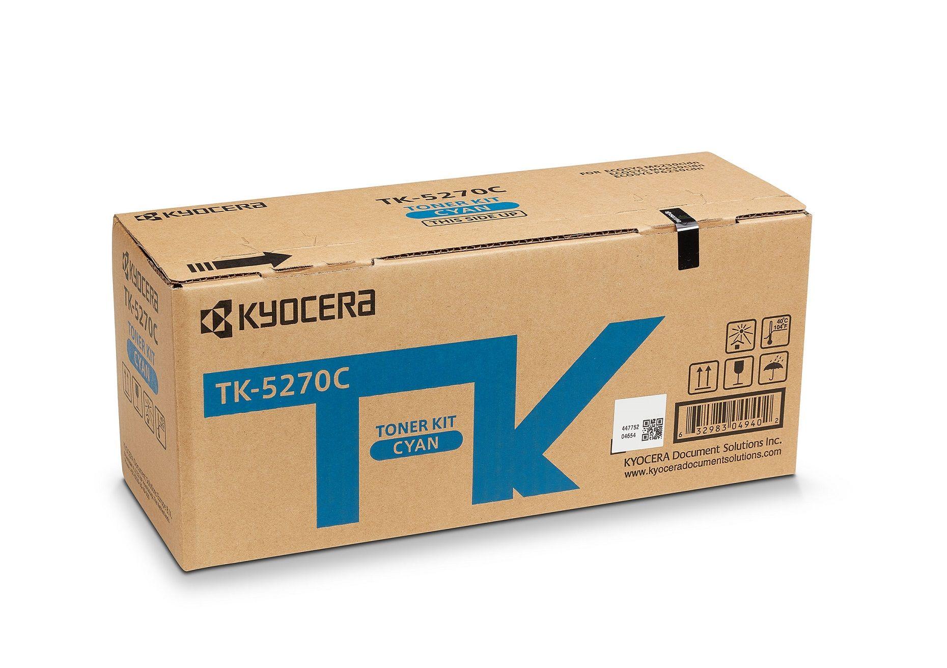 Toner KYOCERA TK-5270C (6000 páginas - Ciano)