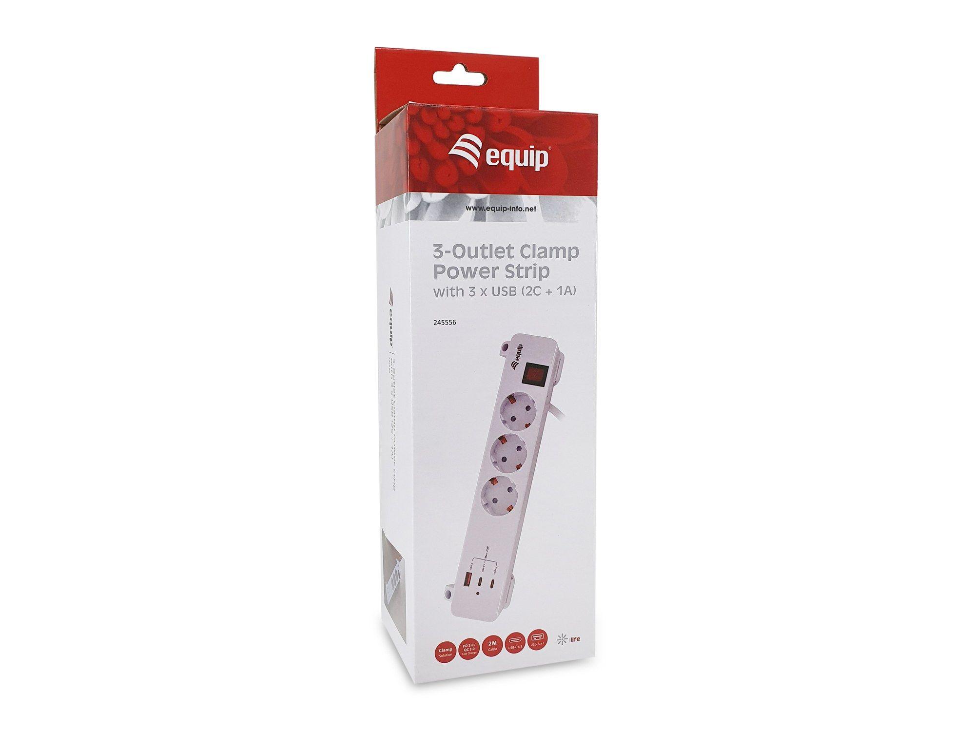 Extensão Elétrica EQUIP 245556 (2 m - Tipo F - Branco), miniatura 6