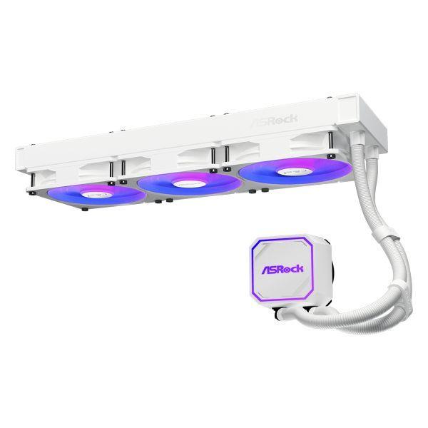 Refrigerador Líquido ASROCK Pro White 360 ARGB (AM4, AM5, LGA 1851, LGA 1700 - AM4, AM5, LGA 1700, LGA 1851 - 120 mm - Branco) — miniatura 3