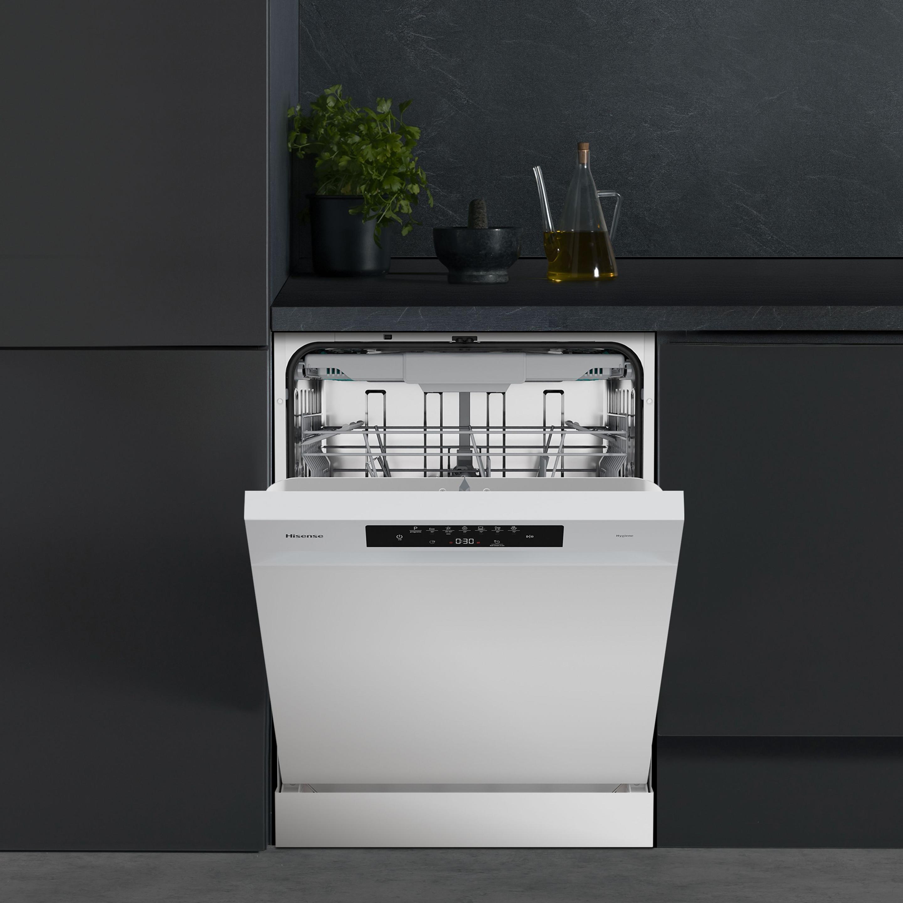 Máquina de Lavar Loiça Independente HISENSE HS643B90W (15 talheres - B - 9,5 l - Branco), miniatura 4